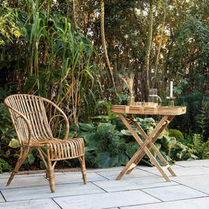 Nkuku Alanchi Rattan Tray Table